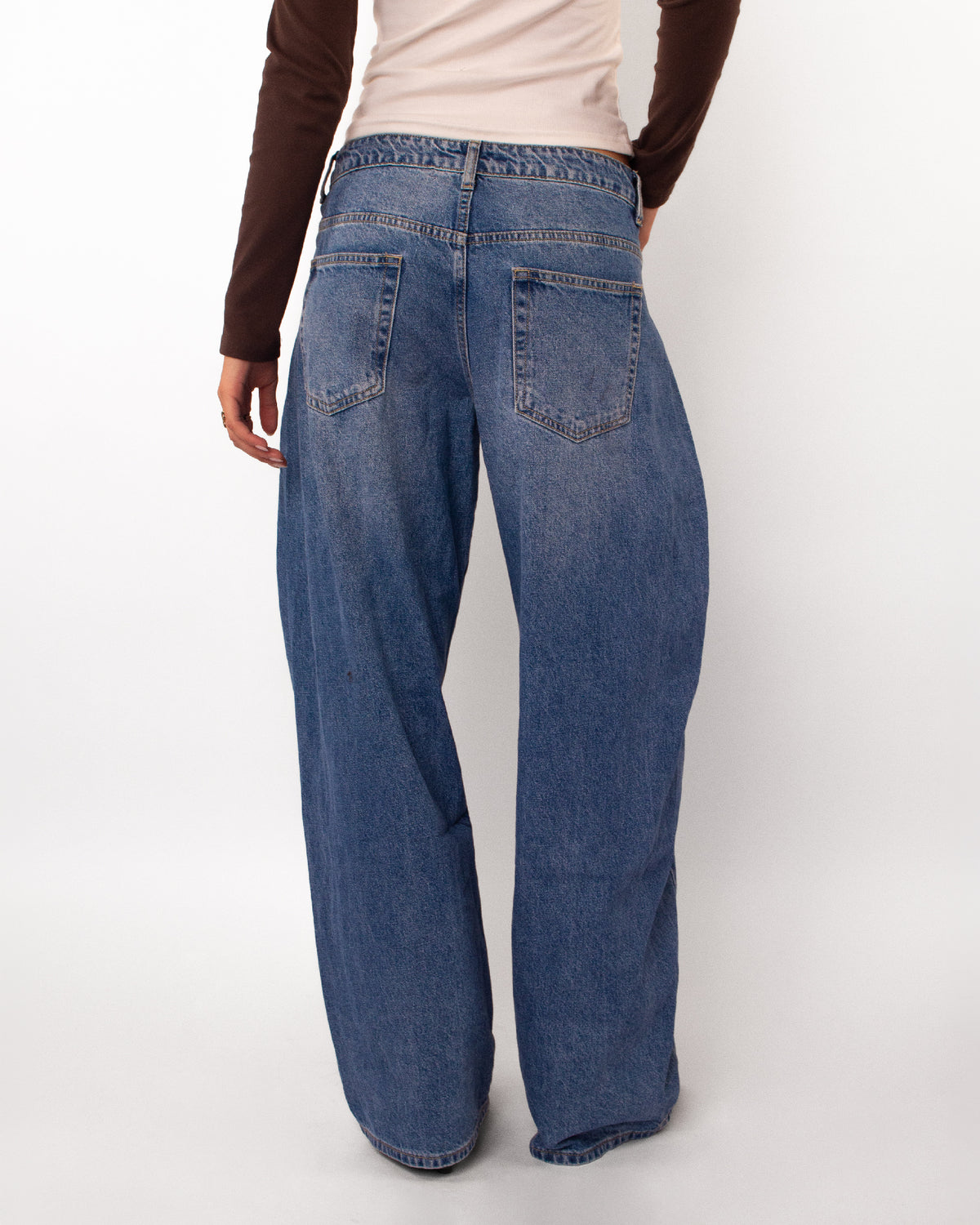Baggy jeans donkerblauw