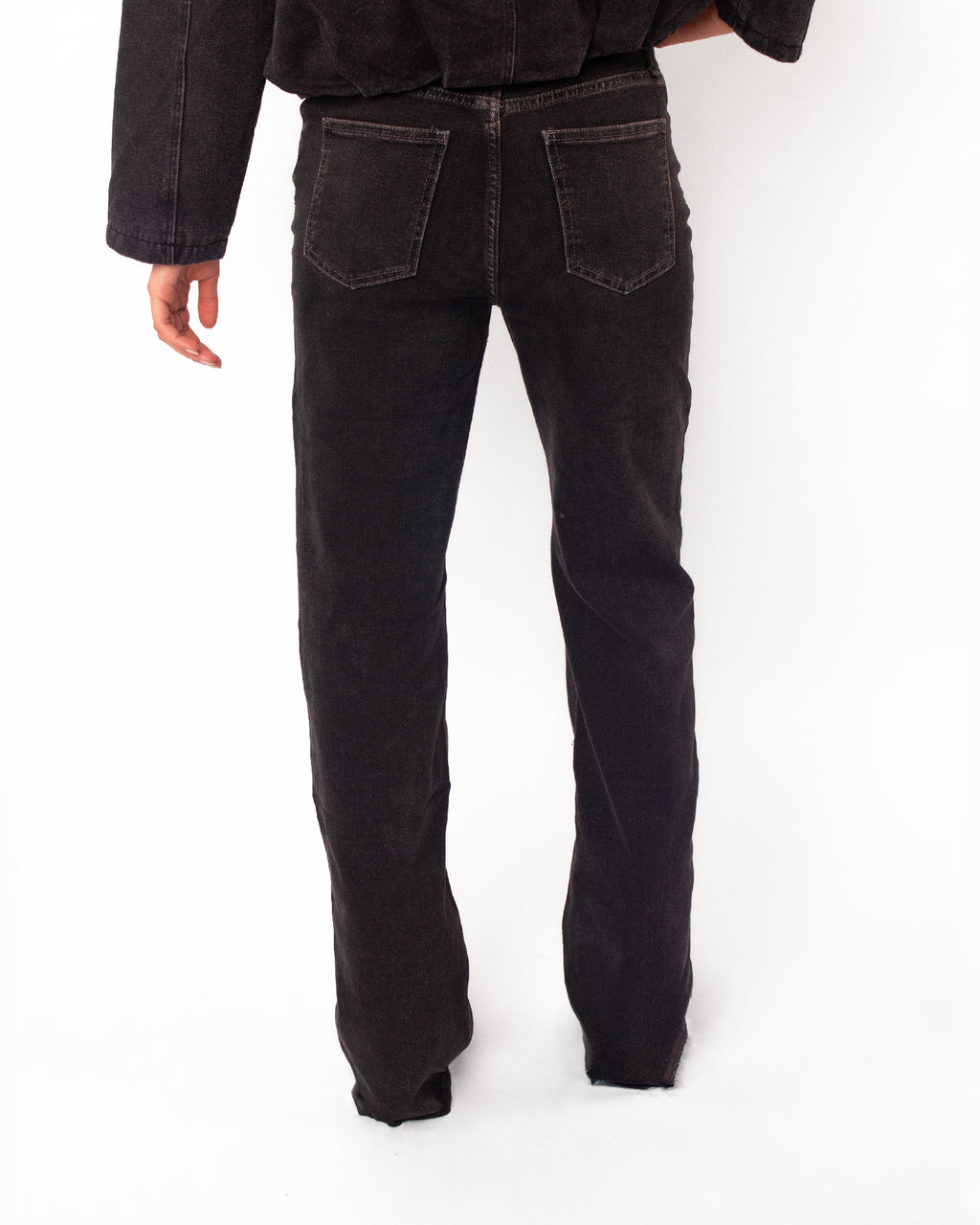 Tall jeans straight leg zwart