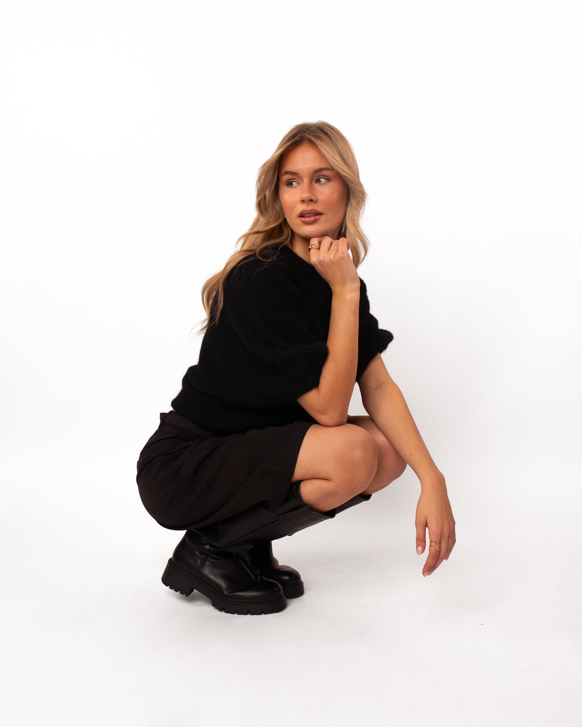 Bermuda pantalon zwart